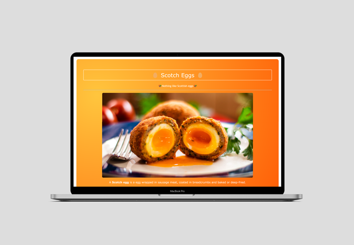 Scotch-Eggs Webpage